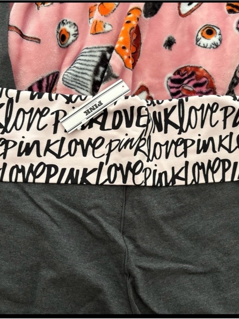 PINK Victoria's Secret all day fold over Flared Leggings - Picture 4 of 7